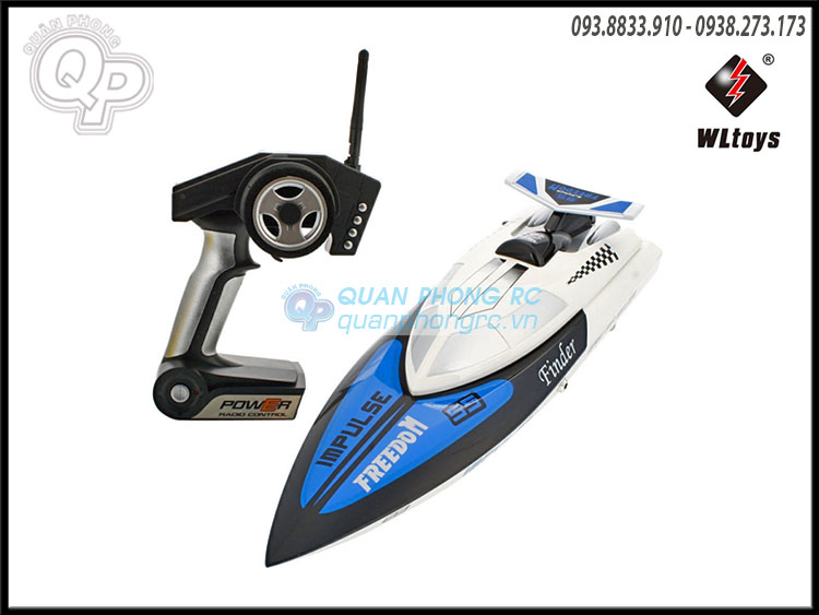 WL Toys 2.4Ghz High Speed Big Racing RC Boat Max to 24Km/H 